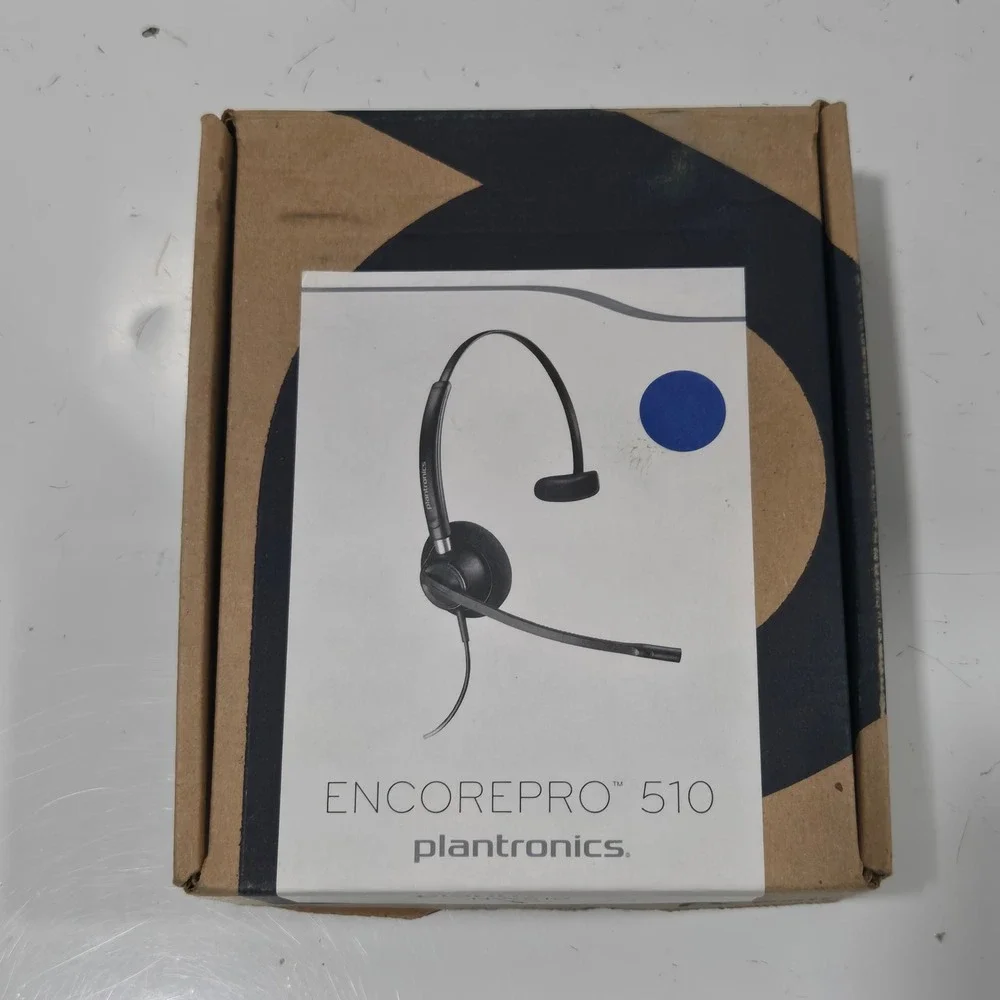 Plantronics EncorePro 510 HW510 Wired Mono Headset Noise Canceling Black Poly
